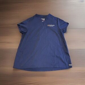 Women's Grey's Anatomy Navy Blue Scrubs Size Medium HCA Florida Medical Uniform